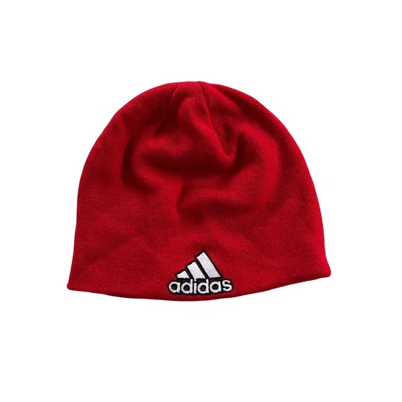 Adidas Chicago Bulls Reversible Beanie Hat Red Black NBA Basketball Knit Cap - Picture 2 of 4